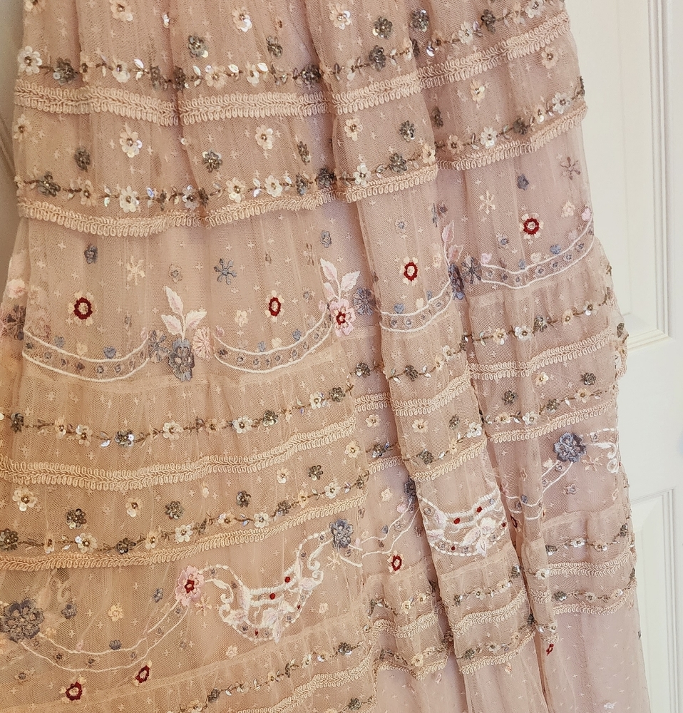 Needle & Thread Eden Tiered Embellished Tulle Gown - Picture 7 of 11